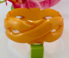BB8 marbled butterscotch inifinity carved bangle